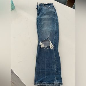 Abercrombie - The Ankle Straight Ultra High Rise